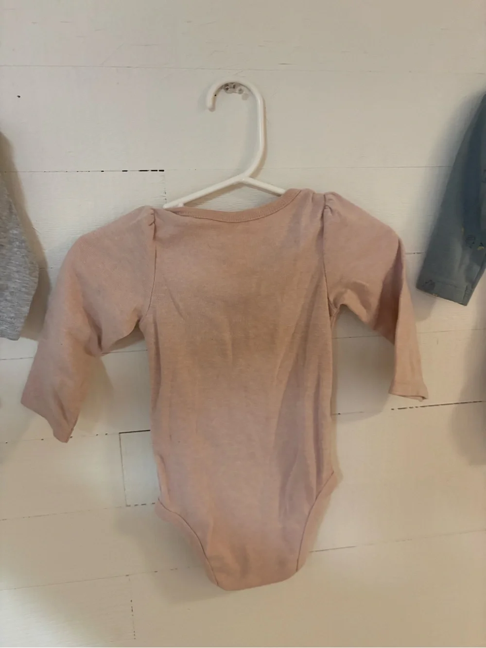 Baby Girl 9M Long Sleeve Bodysuit Lot of 3 Carters Baby Essentials